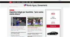 Desktop Screenshot of mundoaguaysaneamiento.net